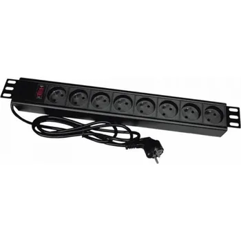 Alantec PZ081U3M napájecí prodlužovačka 3 m 8 AC zásuvky / AC zásuvek Vnitřní Černá