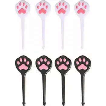 Party nádobí Napichovátka - KOČIČÍ TLAPKY - 8 ks (Značka: HOOMALL)