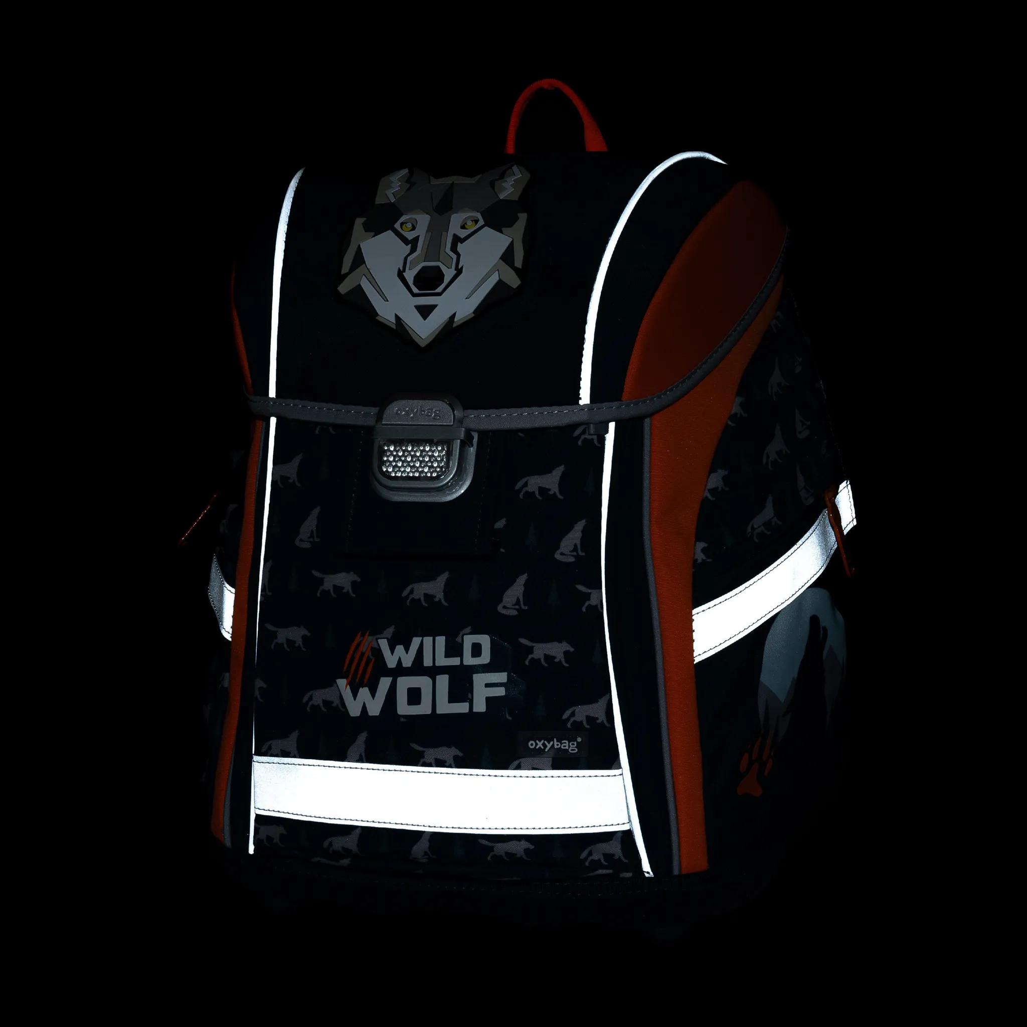 Fotografie 7 - Set školních potřeb Oxybag Premium Light 3dílný set Wild Wolf