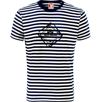 Pánská móda instalatér moje zbraně - Triko na vodu - S ( Prouhovaná )