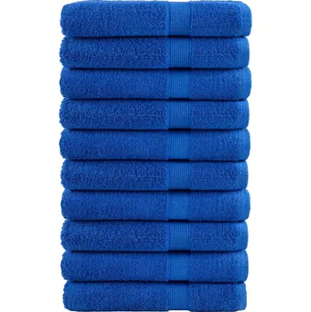Utěrka Prémiové saunové osušky SOLUND 10 ks modré 80x200 cm 600 g/m² IM_137196