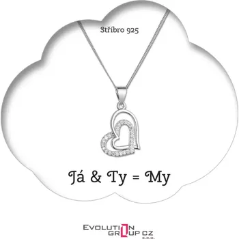Náhrdelník Já & Ty = My - OB18.2