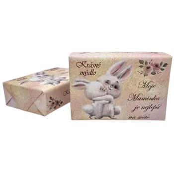 Mýdlo Soap Luxusní přírodní mýdlo 200g s vůní balené - Moje Maminka je nejlepší na světě