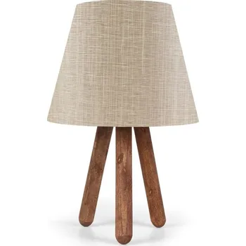 Lampička Stolní lampa Bechos 33 cm béžová/hnědá