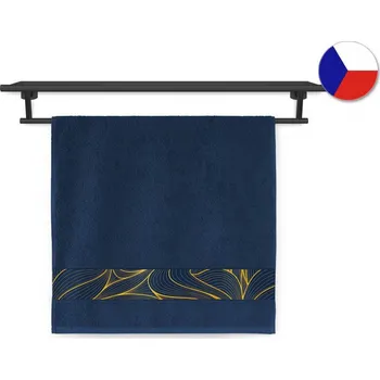 Bytový textil Veba Nora Froté ručník 50x100 cm tmavě modrá