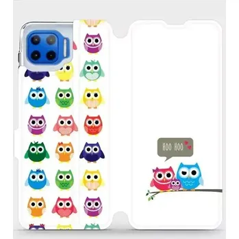 Pouzdro na mobilní telefon Knížkové flip pouzdro Mobiwear - Motorola Moto G 5G Plus - MH13P Owls hoo hoo - VÝPRODEJ (Parádní flip obal, kryt, pouzdro Mobiwear na mobilní telefon Motorola Moto G 5G Plus - MH13P Owls hoo hoo)