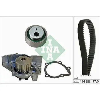 Vodní pumpa + sada ozubeného řemene Schaeffler INA 530 0258 30