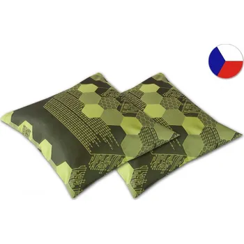 Dekorativní polštářek Damaškový dekorační polštářek 40x40 EXCELLENT STAR Matrix jarní zelená