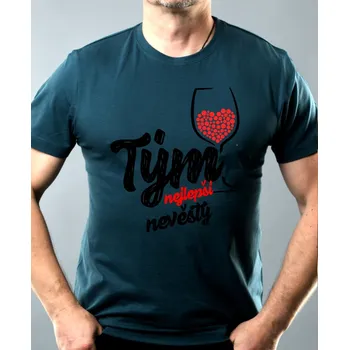 Tým nejlepší nevěsty. Víno - Pánské tričko Basic - Nejoblíbenější - M