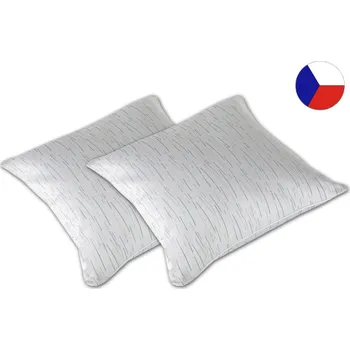 Dekorativní polštářek Damaškový dekorační polštářek 40x40 EXCELLENT GRACE Peonia čárky lila s výpustkou