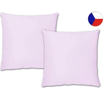 Dekorativní polštářek Bavlněný dekorační polštář 50x50 EXCLUSIVE Světle fialový