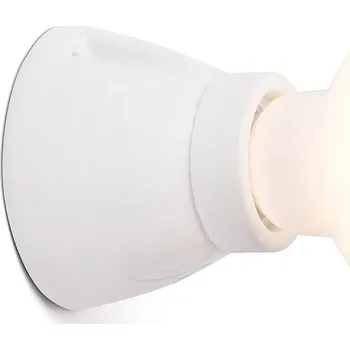Lampička FARO BARCELONA Nástěnné světlo Kera, bílá - Ø čela 4,8 cm bílé 1 x 15 W LED