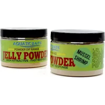 Návnadové aroma Aquatic Baits Jelly Powder - Mussel Shrimp (Mušle - Kreveta)