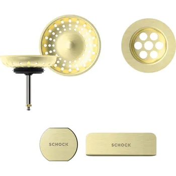 Granitový dřez Schock viditelné části White gold 400079WGO