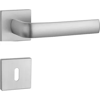 Dveřní kování AS - MELA - HR 7S rozety PZ, madlo/klika pravá OCS - Chrom broušený