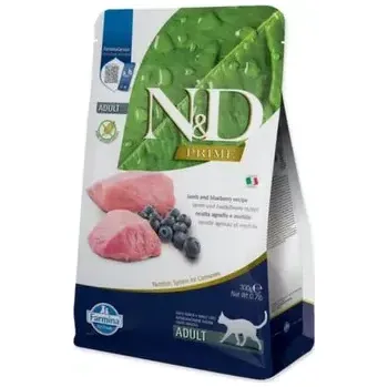 Krmivo pro kočku N&D GF CAT ADULT LAMB & BLUEBERRY 300g
