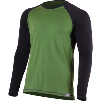 Pánské tričko MARIO pánské merino triko - Zelená 6080 / XL / Zelená