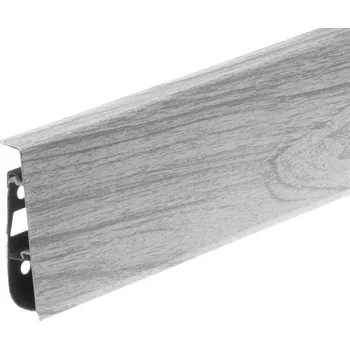 Podlahová lišta Cezar Podlahová lišta soklová PVC - HI-LINE PRESTIGE 078 Světle Šedý dub (2,5m)