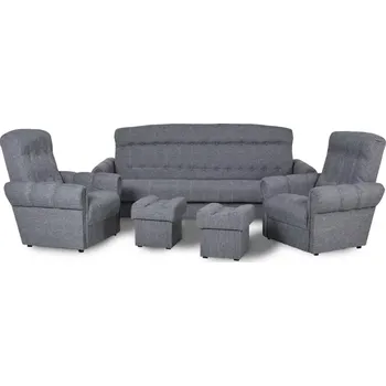 Sedací souprava Sedací souprava Swarz, šedá (izolda popiel)