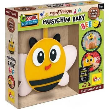 Dětské zboží Zabawka Montessori Wood - Muzyczna pszczoła