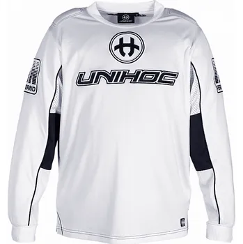 Florbalový dres Unihoc Inferno All White JR brankářský dres vel. 160