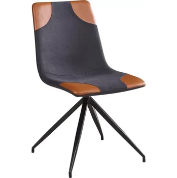 Jídelní židle Jídelní židle LARS - DC 377, šedá + hnědá / černá