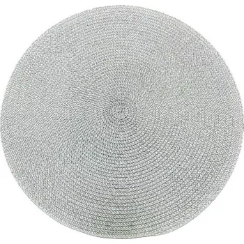 prostírání Jutové prostírání na stůl RATAN světle šedé 37 cm, IMPOL TRADE