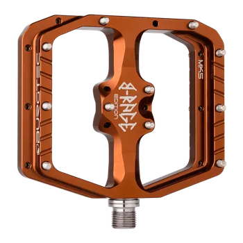 Pedál na kolo Pedály Burgtec Penthouse Flat MK5 B-Rage edition Barva: Kash Bronze