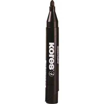 Značkovač Kores K-Marker permanentní, kulatý, černý