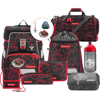 Školní batoh Školní aktovka SPACE pro prvňáčky - 9-dílný set, Step by Step Ninja Yuma, certifikát AGR + dárek ZDARMA