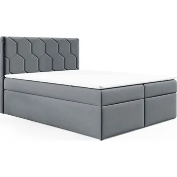 Postel Postel 76 160x200 cm s úložným prostorem Šedá I