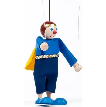 Dřevěná loutka Princ Slavomír