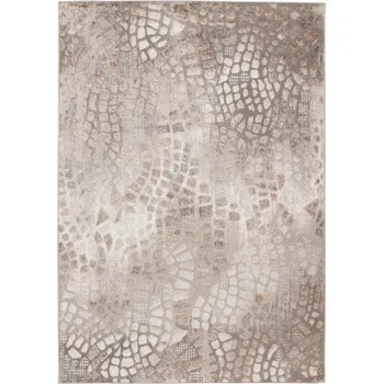Koberec Kusový koberec LALEE HOME MILAS 202 Silver-Beige Rozměr: 80x150 cm
