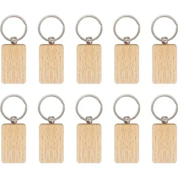 Dřevěná hračka xTool - Sada obdélníkových dřevěných přívěsků (10 ks)