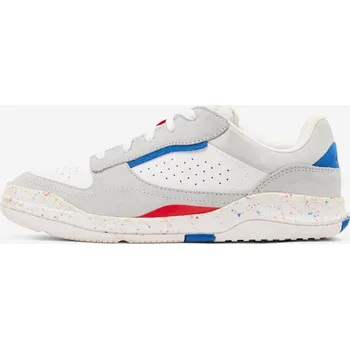 Dětská běžecká obuv DECATHLON Dětské sportovní boty kožené šněrovací Playventure City vel. 35-39 35 BÍLÁ|MODRÁ|ČERVENÁ