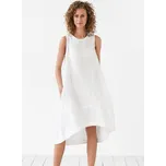 Magic Linen Lněné šaty Toscana White Velikost: S