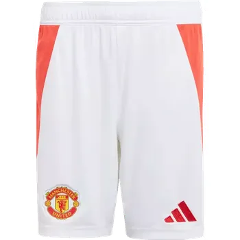 Dětské domácí šortky Adidas Manchester United 24/25 bílé