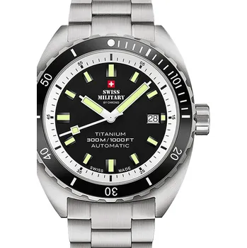 Hodinky Swiss Military SMA34100.02 Diver Titanium Automatic 42 mm