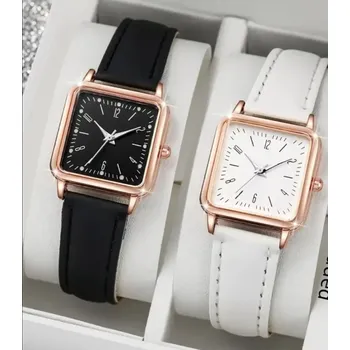 Hodinky Jednoduché dámské hodinky s hranatým ciferníkemm (Dámské hodinky )