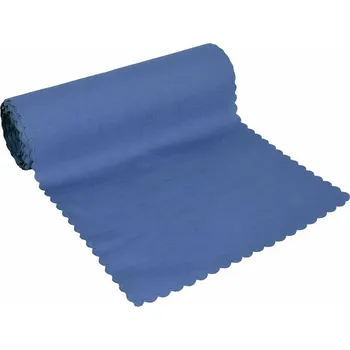 Forbyt Ubrus s nešpinivou úpravou, Deštík metráž, tmavě modrý Úprava okrajů: Pouze ustřižené