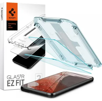 TVRZENÉ SKLO SPIGEN GLAS.TR ”EZ FIT” 2-PACK GALAXY S22