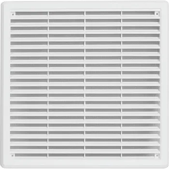 Větrací mřížka Gunnex Mřížka větrací se síťovinou 150 x 150 mm bílá