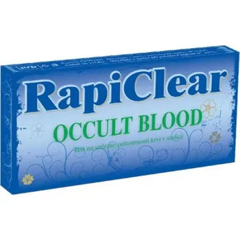 Diagnostický test Clearskin II RapiClear Occult Blood test k určení lidského hemogobinu 1 ks