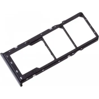 Náhradní kryt pro mobilní telefon Samsung Galaxy A12 A125F držák SIM karty černý