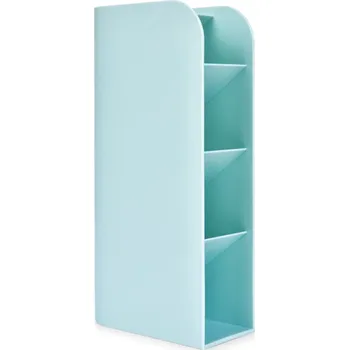 OFFICE | kancelářský organizér s pěti přihrádkami | stojan na psací a kancelářské potřeby mintový Dedra