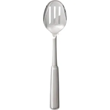 Naběračka Pěnovačka / naběračka děrovaná STEEL 32 cm, stříbrná, nerezová ocel, OXO - doprava zdarma od 2999 Kč