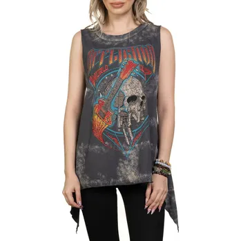 tílko dámské - GLOBAL ROCK EYELET - AFFLICTION - AW26391-CATA