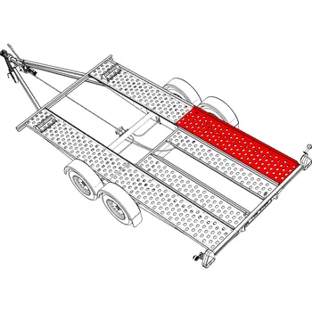 Přívěs k motorovému vozidlu Plech pojezdový VAPP 1950/436 mm PZ k PA 40xx