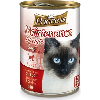 Krmivo pro kočku PRINCESS LIFESTYLE PATE CAT BEEF/LIVER 400G