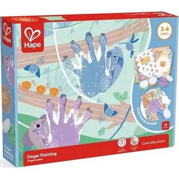 Dřevěná hračka Malování prsty